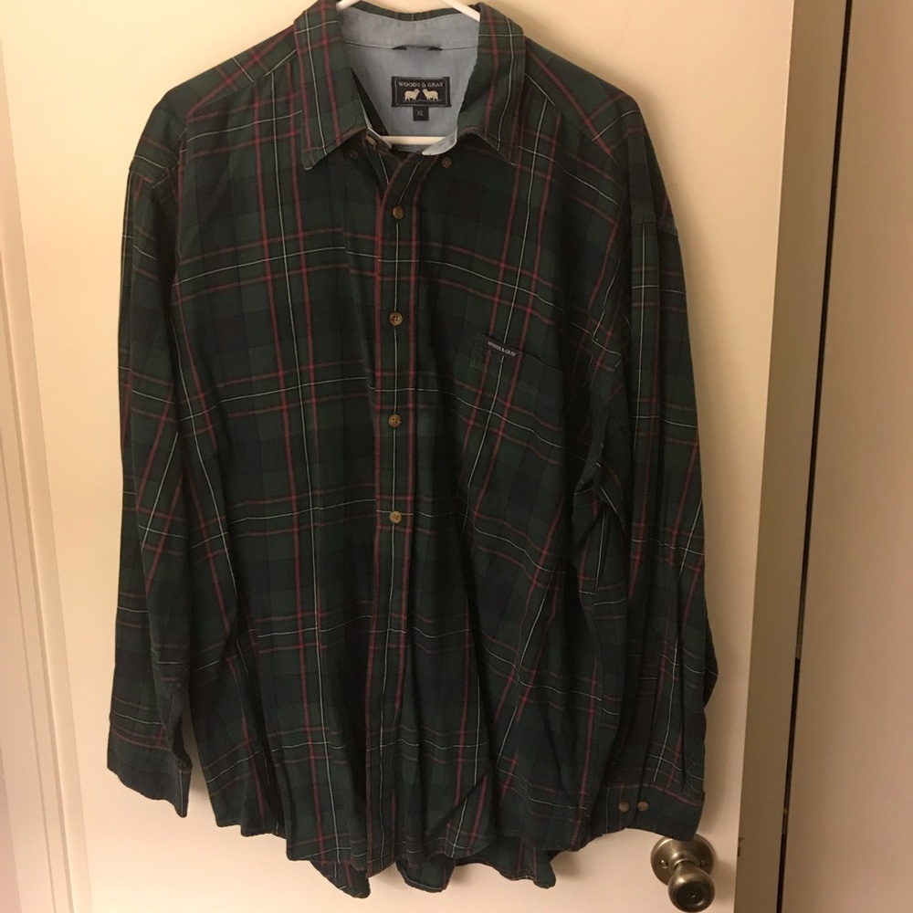 Plaid Casual Button Down Shirt